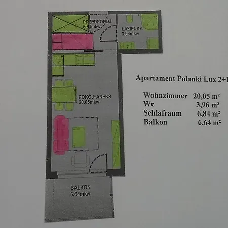 Apartament Polanki Lux 2+1 Apartment Kolobrzeg